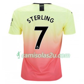 Camisolas de Futebol Manchester City Sterling 7 Equipamento 3ª 2019/20 Manga Curta